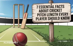 cricket pitch length