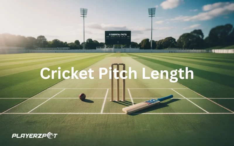 cricket pitch length